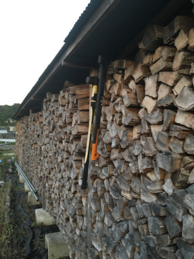 薪ストーブ　薪　コナラ　今年も美味しくできました。