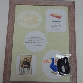 ※未開封品※　A4相当　木製フォトフレーム　ブラウン　297×210の画像