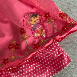 3歳‼️ドーラちゃん‼️ボリュームワンピース　ピンクが可愛いの画像