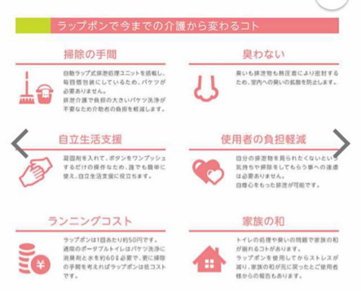 交渉中　未使用　トイレ　ラップポンブリオ 自動処理機能　日本セイフティー　アロン化成 安寿