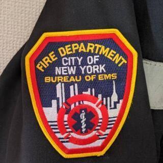 本物！救急救命士EMSコート☆FDNY　消防　ファイヤーマンの画像