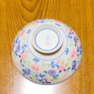 花柄　茶碗　10Pの画像