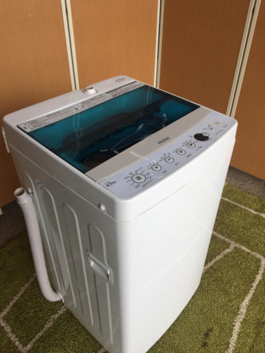 ☆まとめて値引き☆2018年 Haier 4.5kg 洗濯機☆分解清掃済み、保証あり