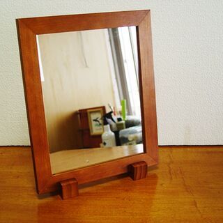 組み立て式ウッドミラーの画像