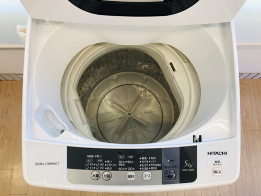 【6ヶ月安心保証付】HITACHI 全自動洗濯機　
