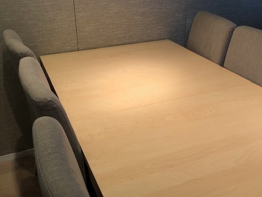 【6人がけ】IKEAのダイニングテーブルとダイニングチェア