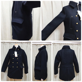 【定価 46,200 円】☆新品☆mjuka ミューカ ベビーメルトンピーコートの画像