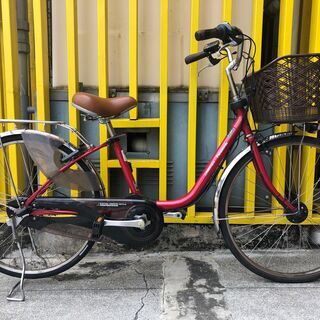 《レンタサイクル店使用　自転車整備士整備済み！》㊸中古車　電動ア...