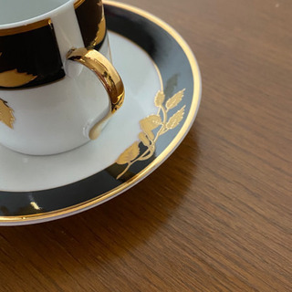 FINE PORCELAIN  大人のコーヒータイム❤️デミタスカップ＆ソーサーの画像