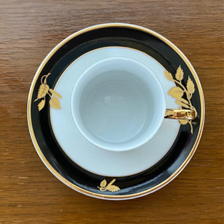FINE PORCELAIN  大人のコーヒータイム❤️デミタスカップ＆ソーサーの画像
