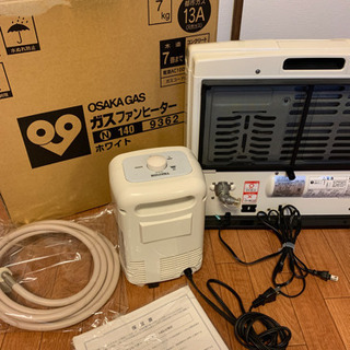 大阪ガスファンヒーター＆TEKNOS miniファンヒーター　セットの画像