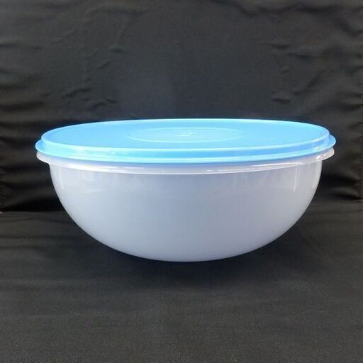 タッパーウェア スーパーミックスボール 6500ml 未使用品 Tupperware 水色 円形 保存容器 ペイペイ対応 札幌市西区西野