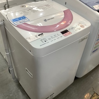 【状態考慮につき大特価】全自動洗濯機 SHARP ES-GE60N 6.0kg 2014年製