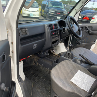 審査なし自社ローンあります。軽トラ　4WD  エアコン　スズキ　平成16年式　走行6万キロ　車検2年付　切替式4WD  荷台ラバーシート付　タイヤNEW   修復歴なし　キャリートラックの画像