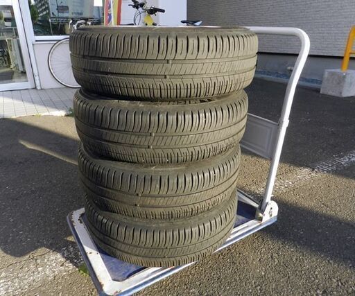夏タイヤ 4本セット 155/65R14 2016年製 ミシュラン グリーンＸ アルミホイル付き 