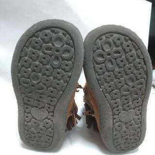 キッズ　フリンジブーツ　17cmの画像