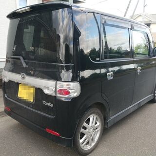 検3/9 ダイハツ　タントカスタム　ＲＳ　ターボ　４ＷＤ　タイベル済の画像