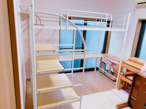 ニトリ みや付き ロフトベッド