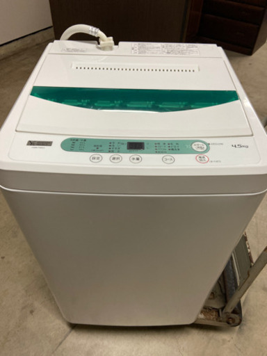 洗濯機　ヤマダセレクション　2019年製　YWM-T45G1