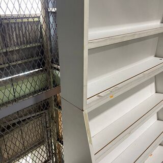 白棚 ラック 収納 CD DVD 本 001の画像