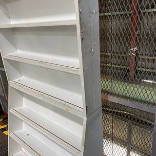 白棚 ラック 収納 CD DVD 本 001の画像