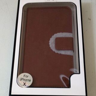 保管未使用 スマホケース iPhoneX用ケース 手帳型 FM-...