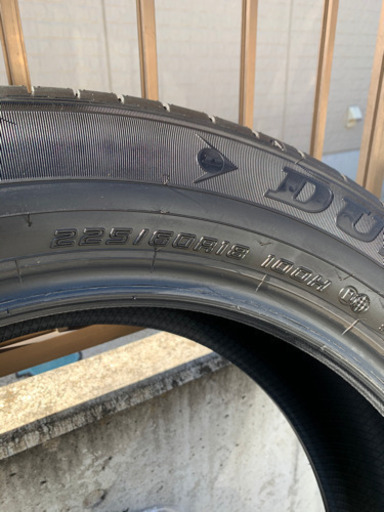 225／60 R18(18インチ)タイヤ ハリアー新車取外し