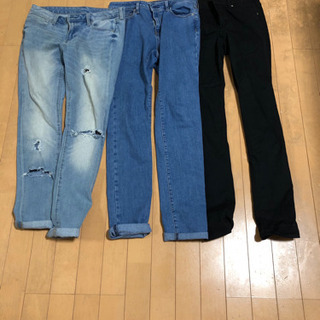 GU スキニーデニム　3点まとめ売り