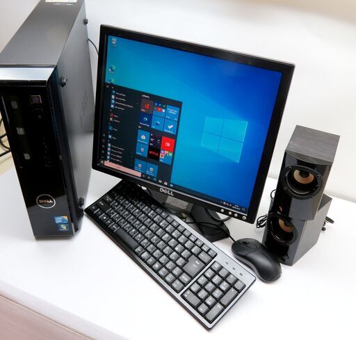 ■名古屋近郊無料持参！【美品！完動品！DELLデスクトップPC [vostro 230] Win10PCフルセット！】■取引先で引き取ったパソコンをしっかりメンテナンスして、激安！で提供します♪　★初心者安心、インターネットもExcel ・Wordもバッチリ使えます！ １週間保証します！