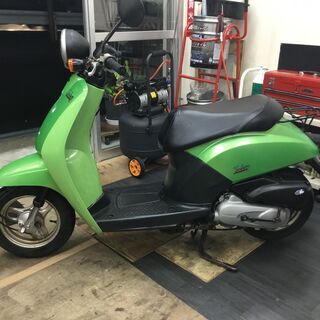 【引取先が決まりました】ホンダトゥデイ　希少の純正グリーン　程度よし　バッテリー新品　シート張替済　すぐ乗れますの画像