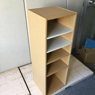 細めのカラーボックス の画像