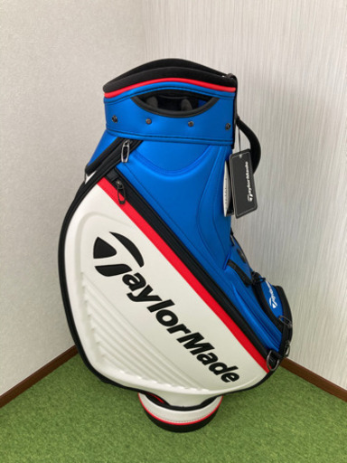 テーラーメイド　キャディバック　ツアーモデル　レプリカ　マキロイ　青　白　9.5型
