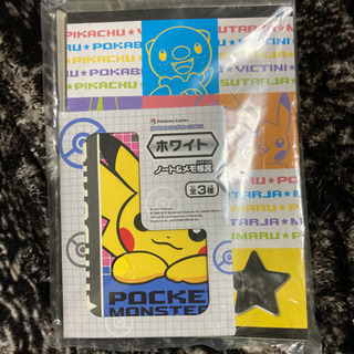 ①ポケモン　一番くじ　ノート&メモ帳