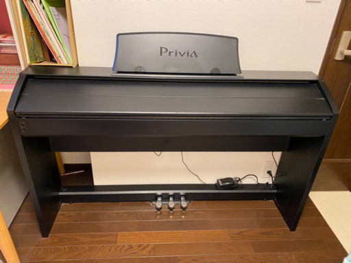 日時指定あり　CASIO 電子ピアノ Privia PX-750 カシオ　黒　デジタルピアノ