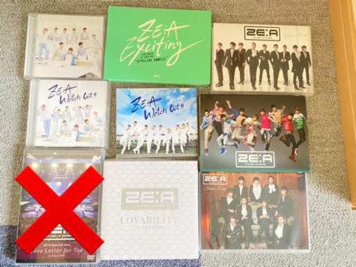 ZE:A CD,DVDまとめ売り
