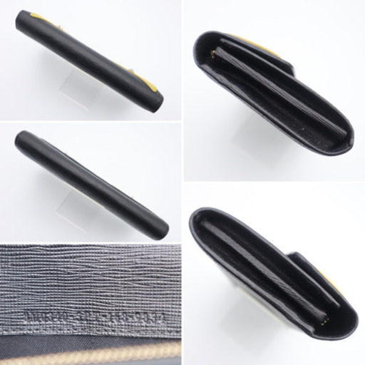 《FENDI/バグズモンスター 長財布》Aランク 8M0340 黒 黄色 極美品