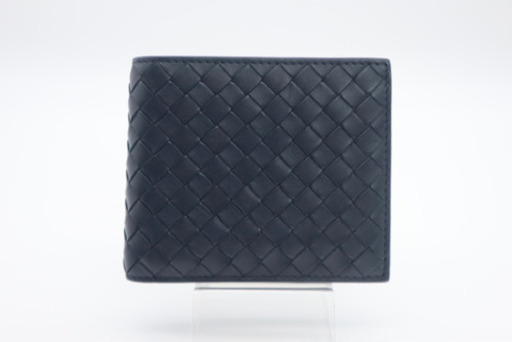 《BOTTEGA VENETA/イントレチャート 二つ折り財布》Aランク 極美品