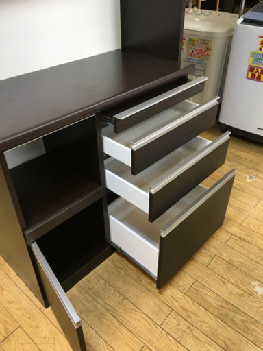 11/17 値下げ! 松田家具 モダンStyle 2面レンジボード 日本製