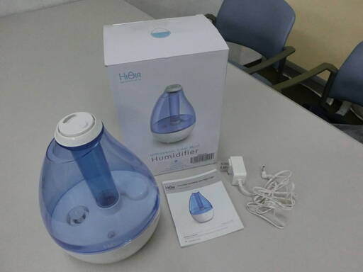 ◆お引取り限定/三重県◆ 中古 HiAir 卓上加湿器 超音波 しずく型