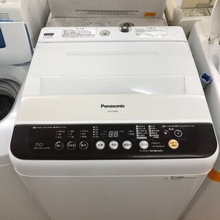 【リサイクルショップどりーむ天保山店】3409　洗濯機　Panasonic　パナソニック　NA-F70PB8　7.0Kg　2015年製【3ヶ月保証付き】