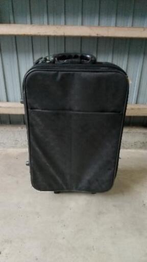 【中古】黒色小型スーツケース