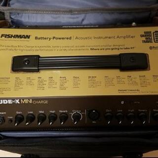 バッテリー駆動　持ち運び可能　Fishman Loudbox ケース付の画像