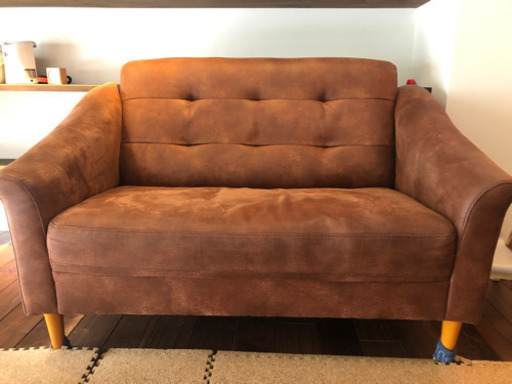 ふたり掛けソファ