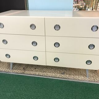 【愛品館八千代店】レグナテック　脚付3段チェスト 【愛八GS】の画像