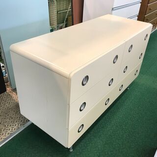 【愛品館八千代店】レグナテック　脚付3段チェスト 【愛八GS】の画像