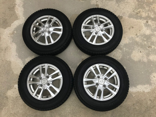 スタッドレス　ヨコハマ アイスガード　タイヤホイールセット　タント 軽自動車　145/80R13