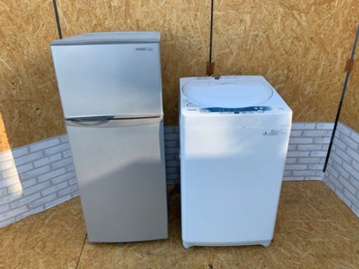 配送\u0026値段相談可！国内メーカー冷蔵庫\u0026洗濯機セット 単身者向け A