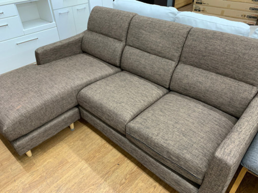 L字ソファ　3人掛けソファ【店頭取引限定】【中古品】早い者勝ち！お得なクーポン配布中！！