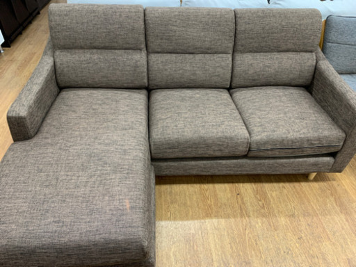 L字ソファ　3人掛けソファ【店頭取引限定】【中古品】早い者勝ち！お得なクーポン配布中！！ 