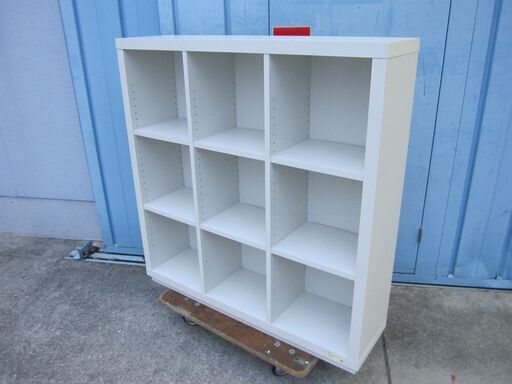 オープン書庫　木製　ホワイト
